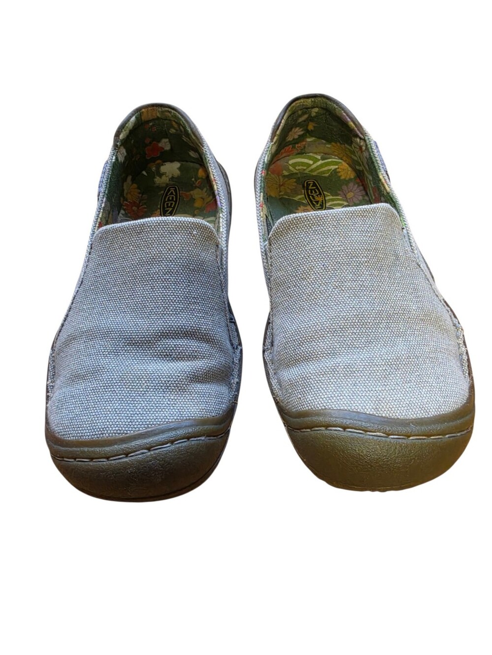 Keen Summer Golden Green Slip On Shoes 6.5 Granola Indie